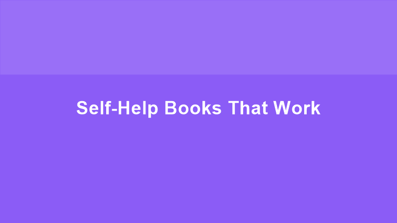 Self Help Books